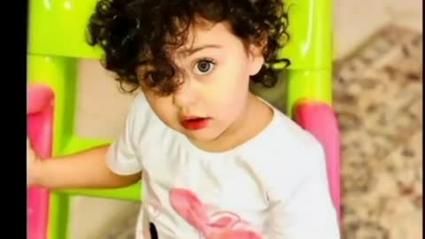 Cute baby Girl Anahita Hashemzadeh whatsapp status video Cute Baby