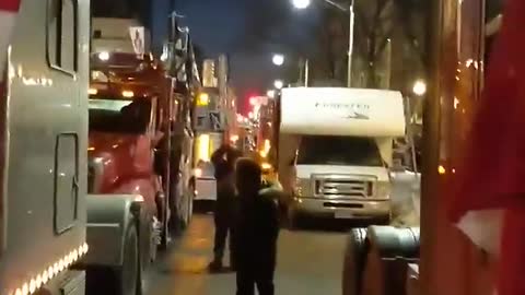 Canada's trucker convoy has arrived near Parliament Hill