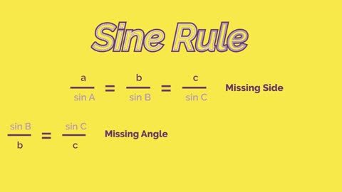 Sine Rule Trigonometry Maths FuseSchool