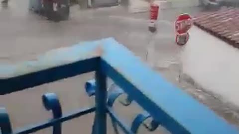 Ισχυρή καταιγίδα και χαλαζόπτωση στο Περιστέρι την Παρασκευή (17/05/2019)