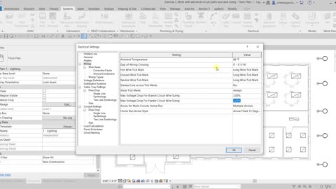 REVIT ELECTRICAL: WORK WITH ELECTRICAL CIRCUIT PATHS AND WIRE SIZING