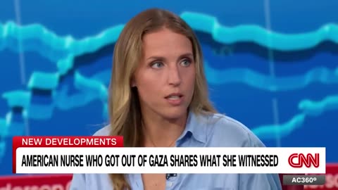 American Nurse escaped from Gaza talk to CNN