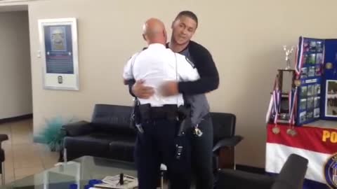 Officer reunites with man he saved 20 years ago!