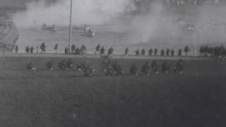 Naval Sham Battle At Newport Naval Training School (1900 Original Black & White Film)