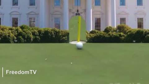 Trump hole in one