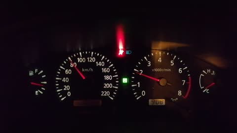 speedometer while drive