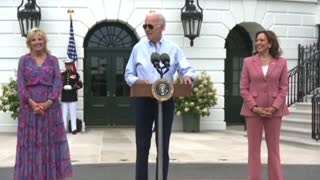 Biden: "Every time I hear 'Hail to the Chief' I wonder 'Where the hell is he?'"