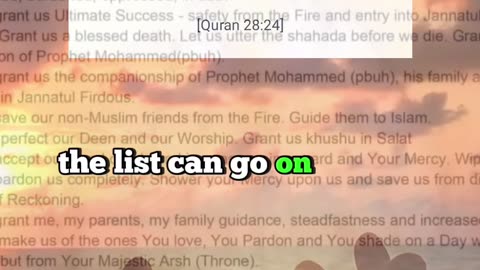 Dua for marriage, job, house, money and so much more.