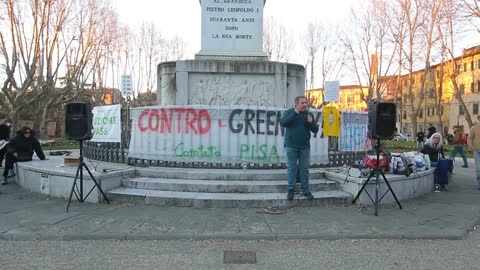 2022-02-26/04 - Manifestazione a Pisa. Intervento di Marco Santero, libero pensatore