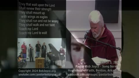 Music Service - March 3, 2024 - Pastor Bob Joyce - Household of Faith Church -
