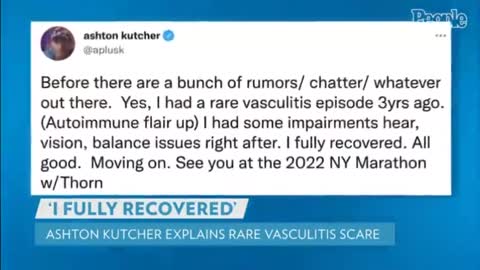 Ashton Kutcher Speaks After Addressing 'Super Rare' Vasculitis Episode-1