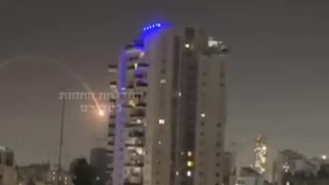 Iron Dome missile malfunctioned in Tel Aviv Israel