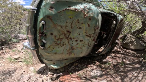Thomas Creek Trail (Reno, NV); Old Wrecked Car