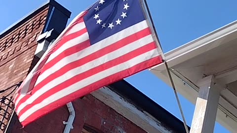 American Flags by Tom MacDonald & Adam Calhoun, flags from NY State, "WalkinAndTalkinAcrossAmerica"