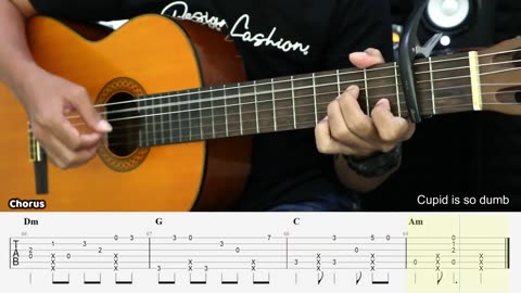 Cupid ( FIFTY FIFTY) guitar fingerstyle + tabs