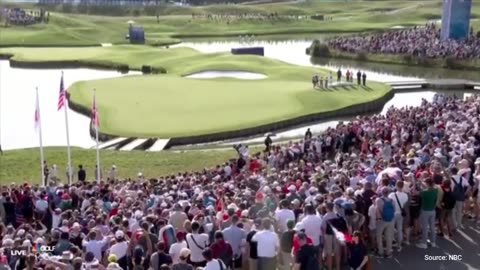 Golfer Scottie Scheffler Emotional As National Anthem Plays After Gold Medal Win
