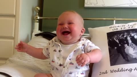 Baby laughing and chuckling Funny Cute Baby