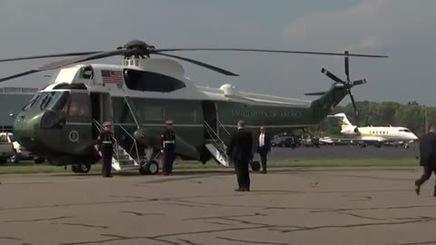 America President Donald J Trump arrives at New Jersey|bopurbo