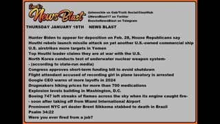 Thursday, January 18, 2024 News Blast