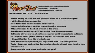 Wednesday, May 8, 2024 News Blast