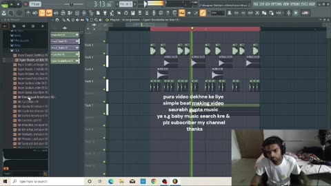 beat making vidio fl studio \\ saurabh gupta music