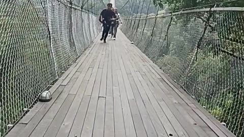 The longest suspension bridge in Southeast Asia