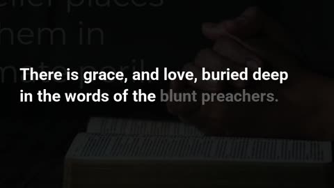 The Blunt Preacher