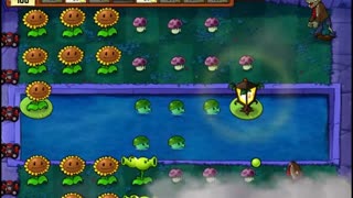 Plants vs Zombies Aventura Niebla Nivel 4 8