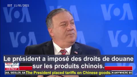 Pompeo : Les menaces du PCC pour le monde