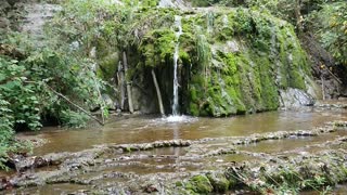 Waterfall and stream