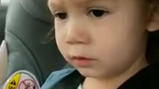 Little Girl Is Very Upset That Her Dad Turned Off Her Favorite Band