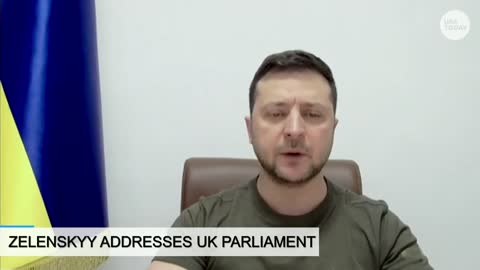 Ukraine President Zelenskyy addresses UK Parliament | USA Today