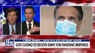 Tucker Carlson Reacts to Gov. Cuomo's Emmy Award