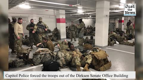Guard troops forced to leave Capitol building, rest in parking garage sparks bipartisan outrage