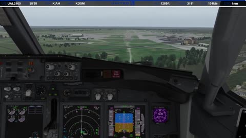 Landing in Des Moines
