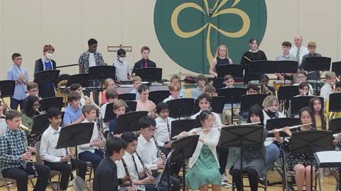 Karrer MS 6th Grade Band Performance 2022
