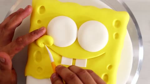 Spongebob Squarepants Cake Making