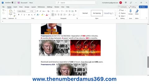 Trump's 666 Measurements