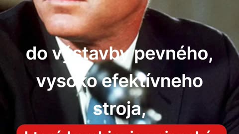 Kennedy o tajných spoločnostiach