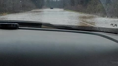 Driving through Flash Flood #closecalls