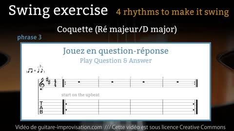 Exercise the SWING - with Rhythm - 3/4 TIME