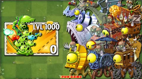 Every PEASHOOTERS Level 1 VS All Zombots - Who Will Win? - PvZ 2 Zomboss Battlez