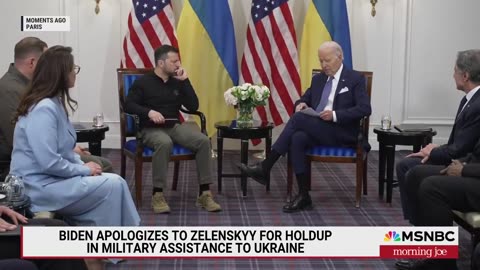 Biden APOLOGIZES to Zelensky for delay in sending more US weapons to Ukraine