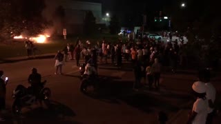 BLM "Protestors" Light Fire Outside South Carolina Police Station