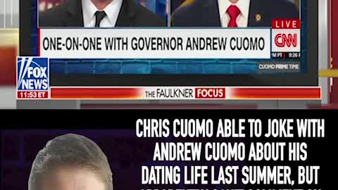 CHRIS CUOMO CLAIMS HE CAN'T REPORT ON THE ALLEGATIONS AGAINST HIS BROTHER