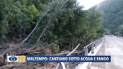 ALLUVIONE NELLE MARCHE - Cantiano, il giorno dopo