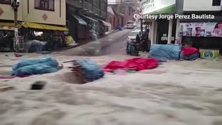 Video shows deadly flash flood in Bolivia