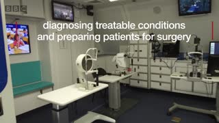 The flying eye hospital - BBC London News