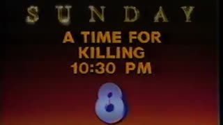 August 22, 1982 - Promo for WISH Late Movie 'A Time for Killing'