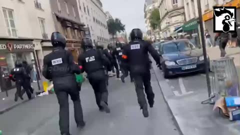 Police Assault Protesters at Anti Vaccine Passport Protest in France